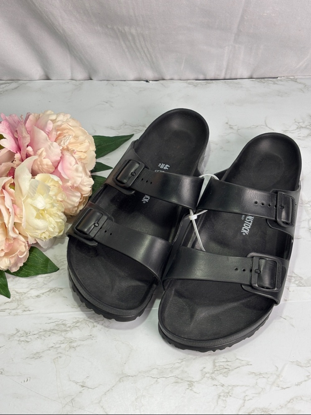 Birkenstock Men's Arizona Black EVA Model Sandal EU Size 46 US 13 Like New